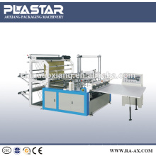 Full Automatic plastic t-shirt Bag making Machine with double lines